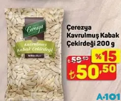 ÇEREZYA KAVRULMUŞ KABAK ÇEKİRDEĞİ 200 G